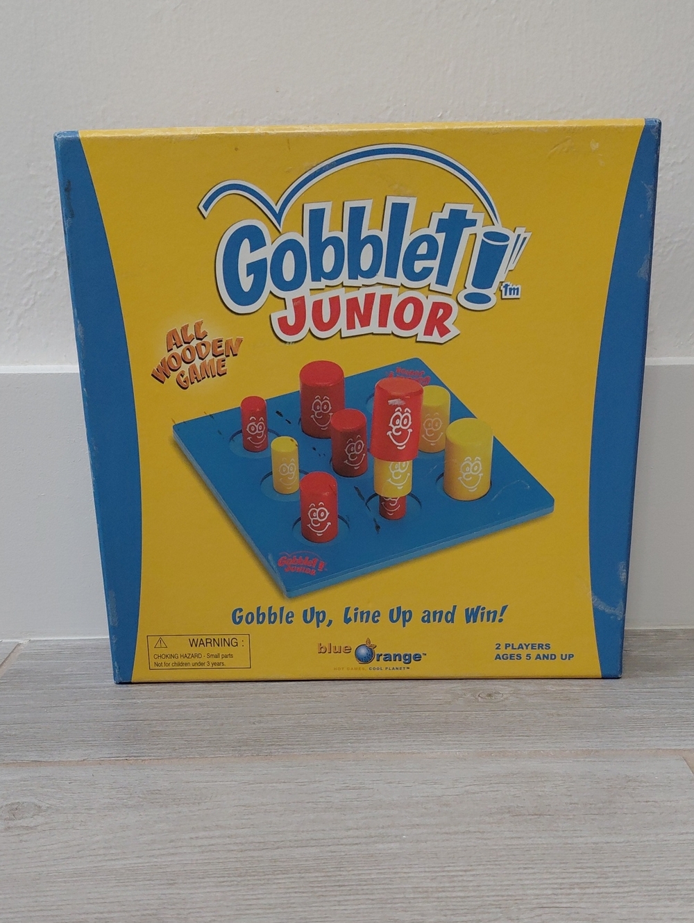 Gobblet Junior Wooden Strategy Tic Tac Toe Stacking Board Game